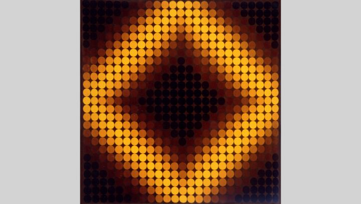 Mobilier national Tapis Victor Vasarely