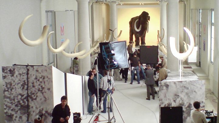 Tournage dans la Galerie des Gobelins