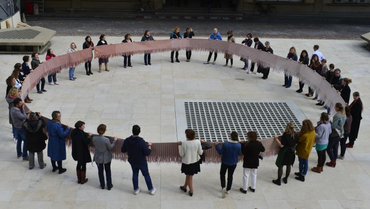 Khalid Shafar, tapisserie manufacture de Beauvais. Photo © Mobilier national, Thibaut Chapotot